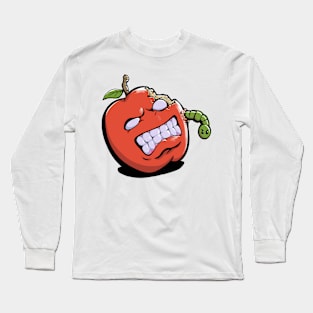 angry apple Long Sleeve T-Shirt